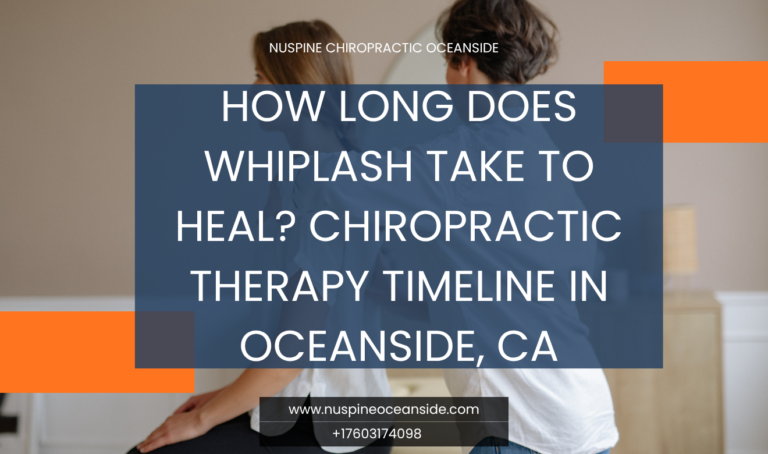 chiropractic therapies for whiplash injuries Oceanside