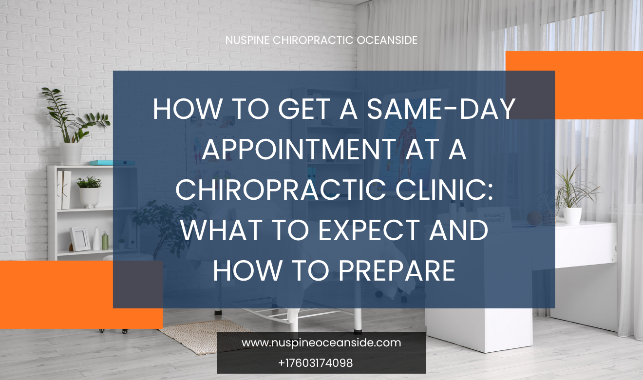 chiropractic clinic with immediate appointments