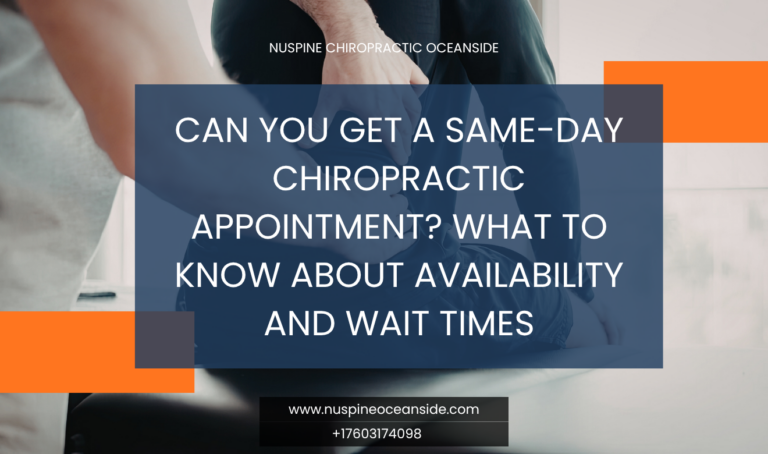 same day chiropractic appointment availability